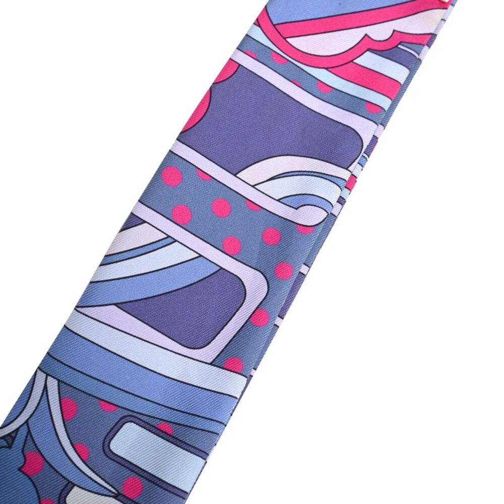 Hermès Faubourg Rainbow Twill Scarf in Multicolor Silk - Picture 8 of 11
